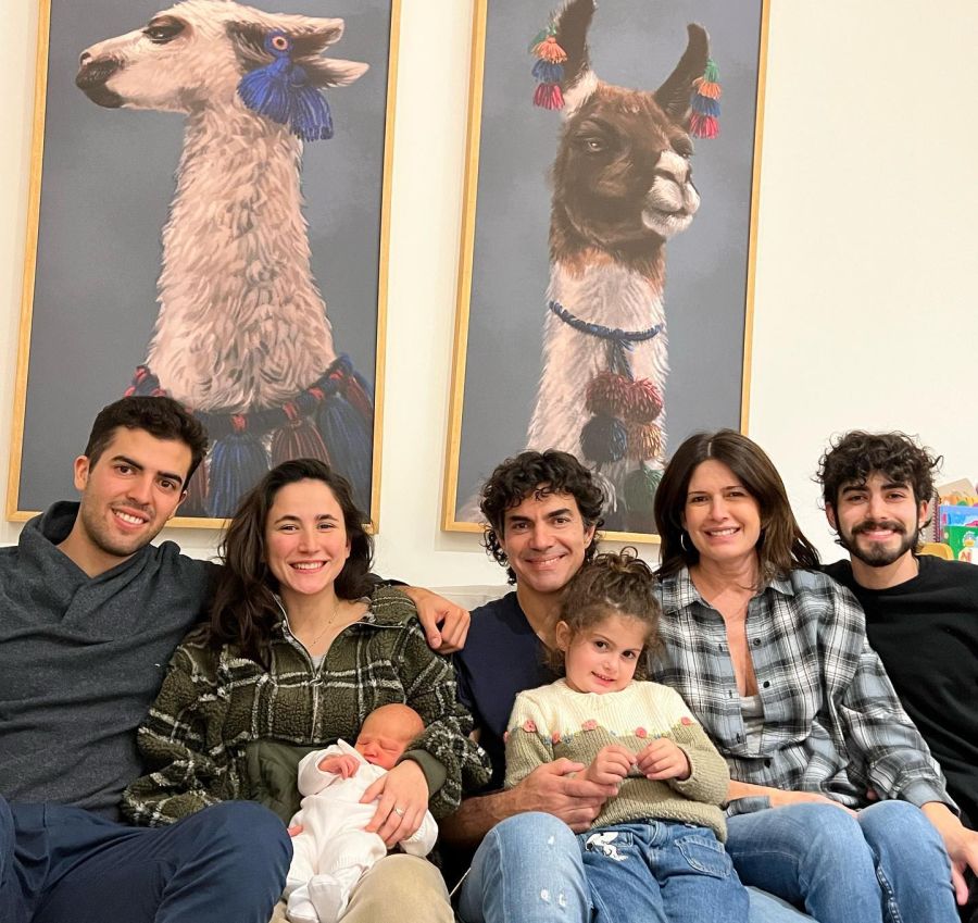 Isabel Macedo compartió las postales de la primera reunión familiar luego del nacimiento de Julia