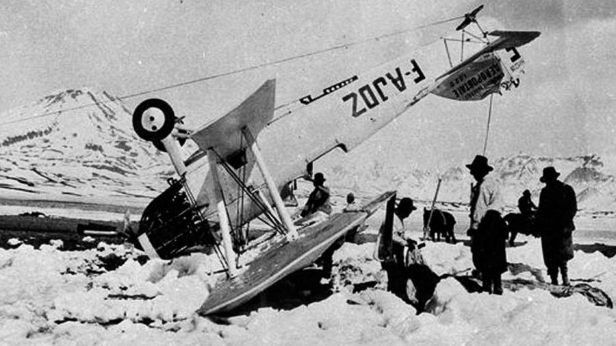 Henri Guillaumet y el accidente que tuvo con su avioneta en la Laguna Diamante 20220617