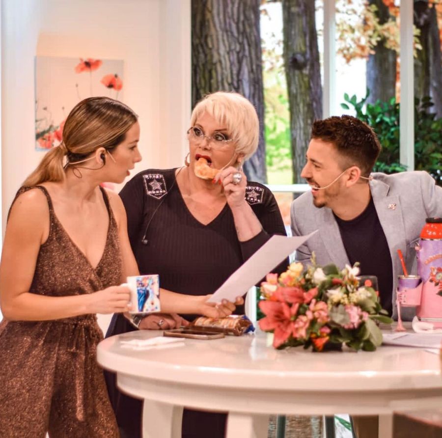 Estefi Berardi, Carmen Barbieri y Pampito