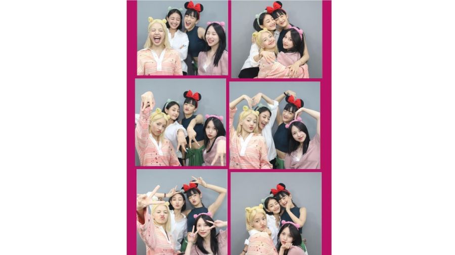 Lisa, Jihyo, Minnie y Mina