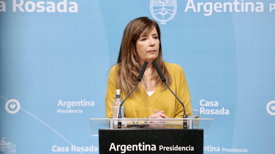 Conferencia de prensa de Gabriela Cerruti 20220623