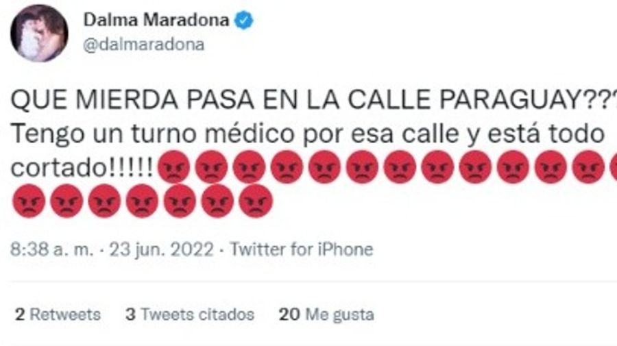 Dalma Maradona incendio Recoleta