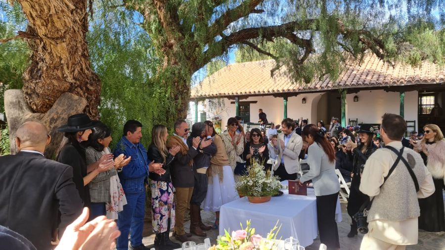 El casamiento de la hija de Federico Pinedo.
