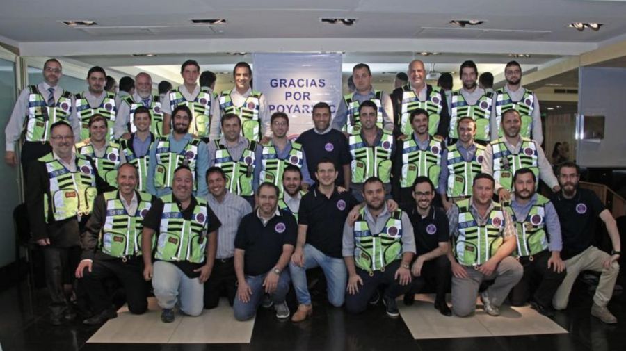 los voluntarios de Jevra Hatzalah Argentina.