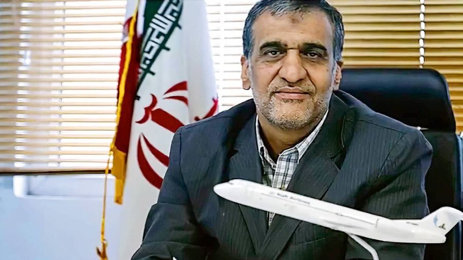 Piloto iraní. Ghasemi Gholamreza es señalado por los servicios de inteligencia extranjeros como un ejecutivo de la aerolínea Qeshm Fars Air, ligada al terrorismo.