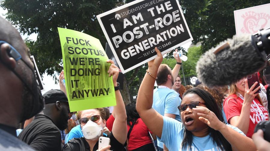 Protestas en la corte por el fallo Roe vs. Wade 20220624