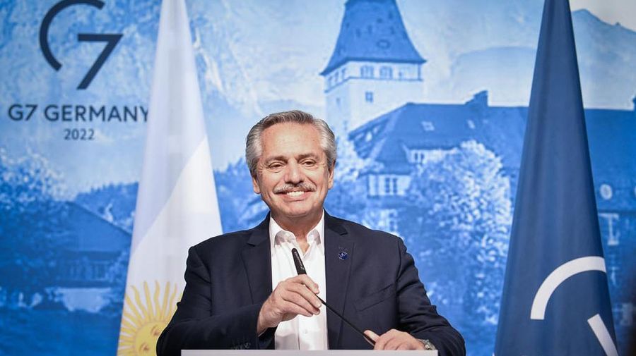 Alberto Fernández en la Cumbre G7 20220627