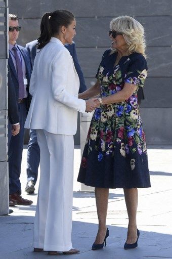 Letizia y Jill Biden previa a la cumbre de la OTAN