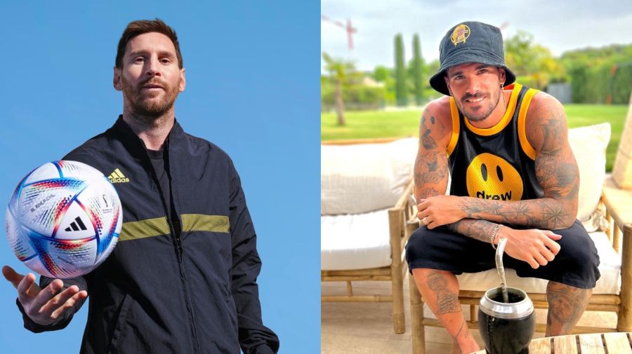 Lionel Messi y Rodrigo De Paul