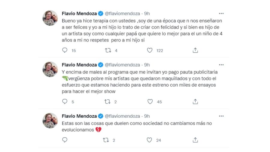 La furia de Flavio Mendoza