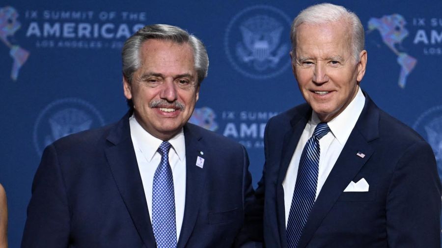 Alberto Fernández y Joe Biden 20220701