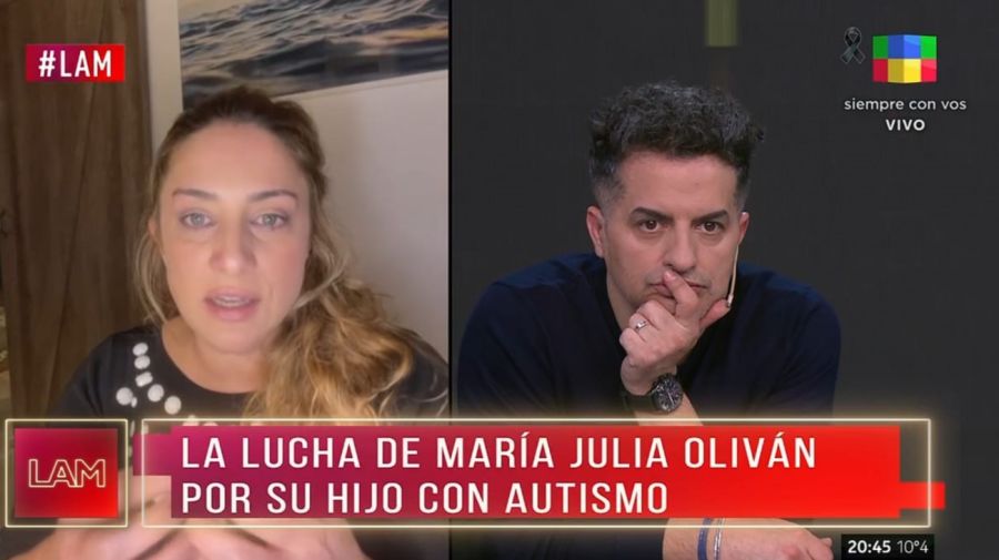 La lucha de María Julia Oliván por su hijo