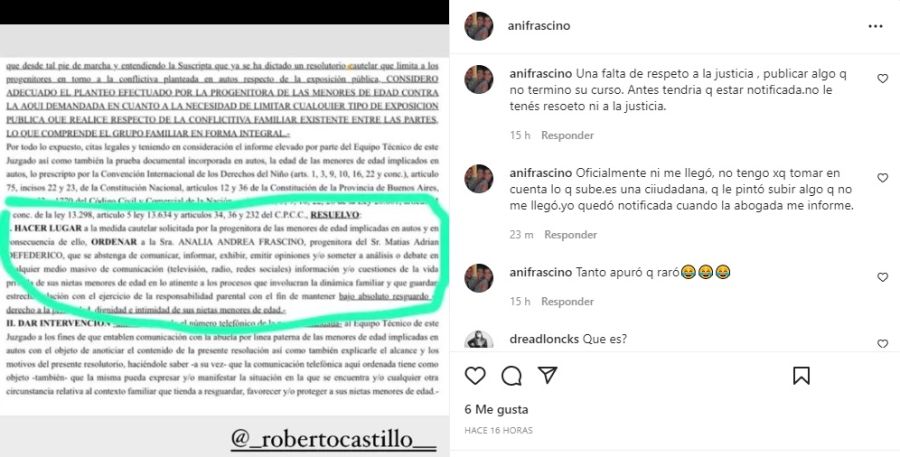 Cinthia Fernández le puso los puntos a la mamá de Matías Defederico: 