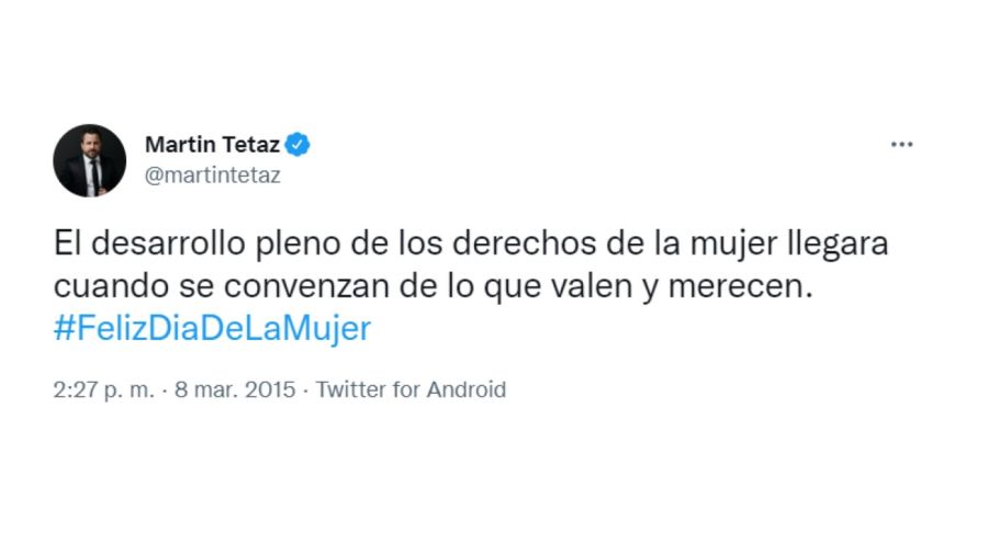Tuit Martín Tetaz