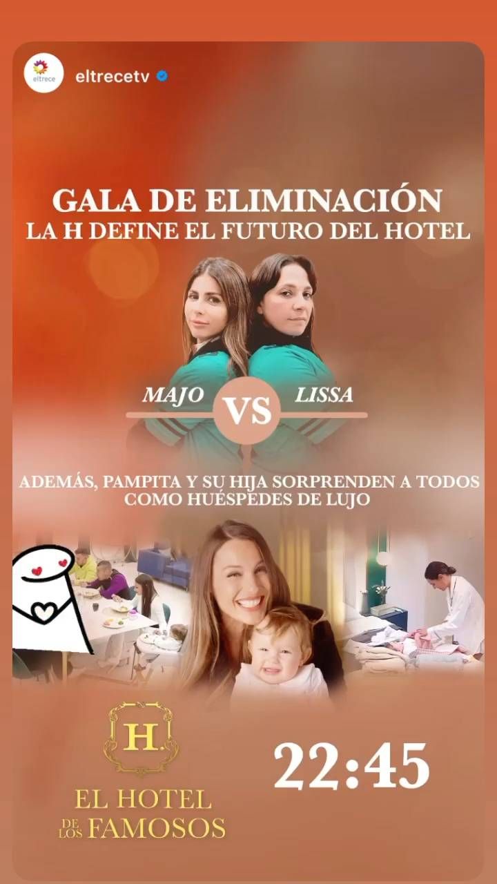 Pampita y Ana García Moritán entraron como huéspedes al El Hotel de los Famosos