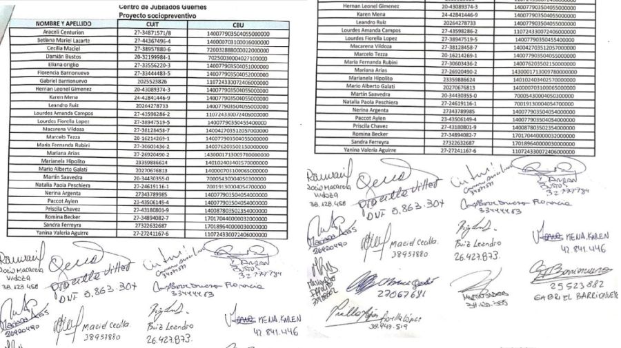 Certificado PAMI llamadores