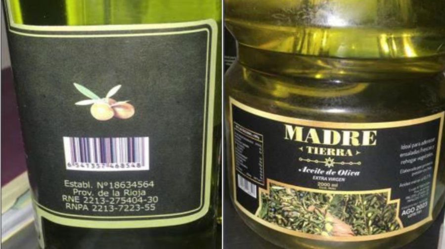 aceite de oliva prohibido