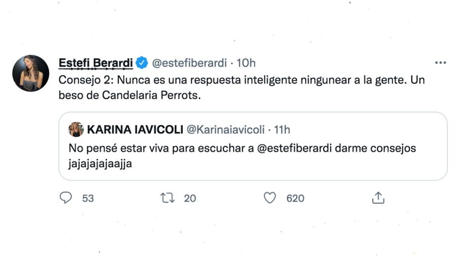 Estefi Berardi y Karina Iavícoli