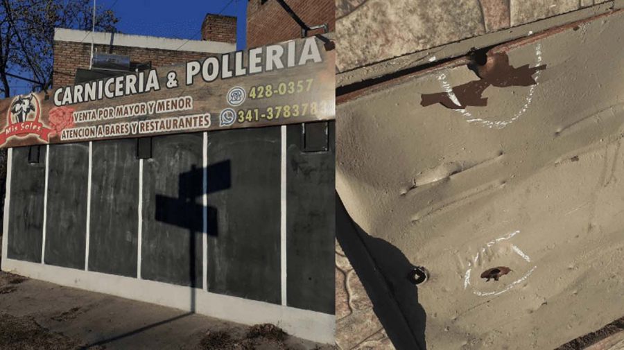 El dueño de dos carnicerías de Ludueña decidió cerrar los negocios luego de sufrir amenazas y que le atacaran a tiros el frente de los locales.