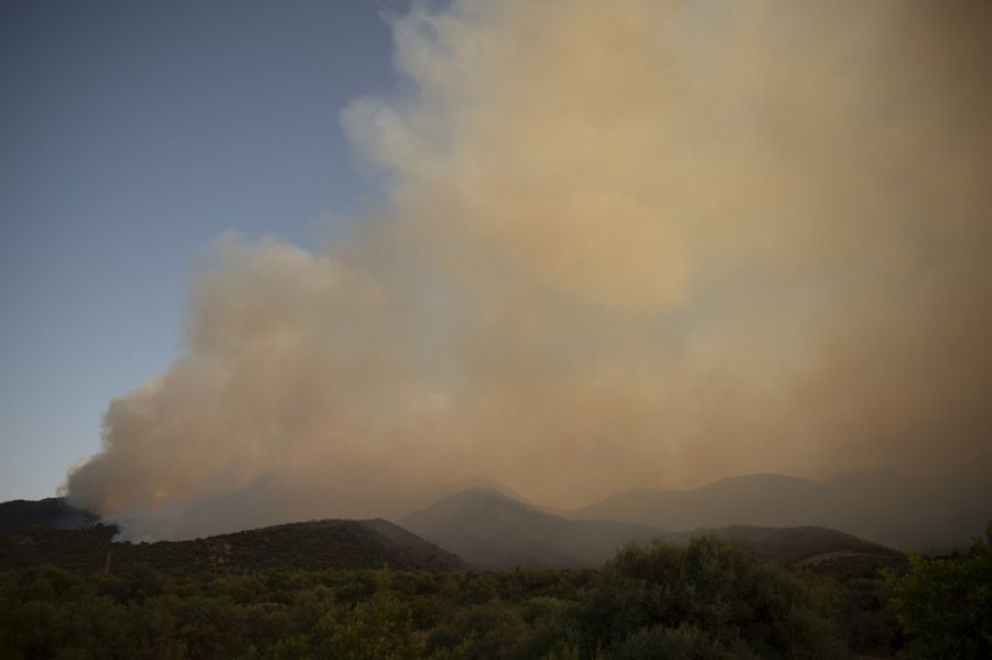 Incêndios florestais causados ​​pelo calor na França