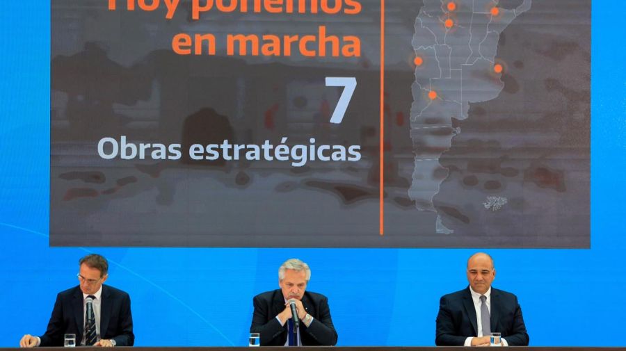 Alberto Fernández encabeza, junto a Juan Manzur y el ministro Gabriel Katopodis, Argentina GRANDE 20220718