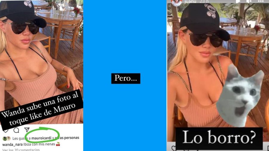 The network gesture of mauro icardi that sparked rumors of a crisis with wanda nara