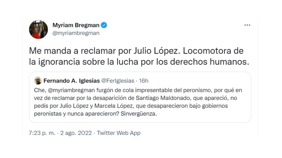 Tweets Iglesias Bregman