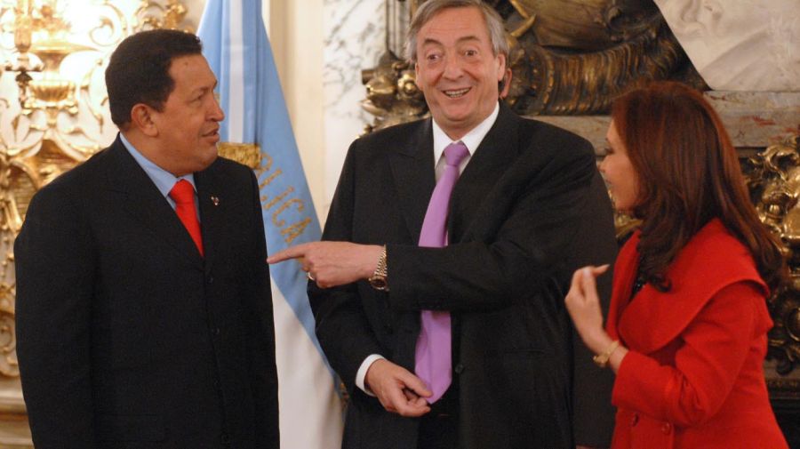 Hugo Chavez Nestor Kirchner y Cristina Fernández 20220804