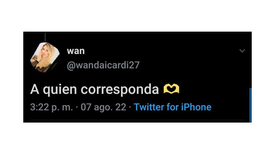 Wanda Nara tuit sobre fotos Ibiza 