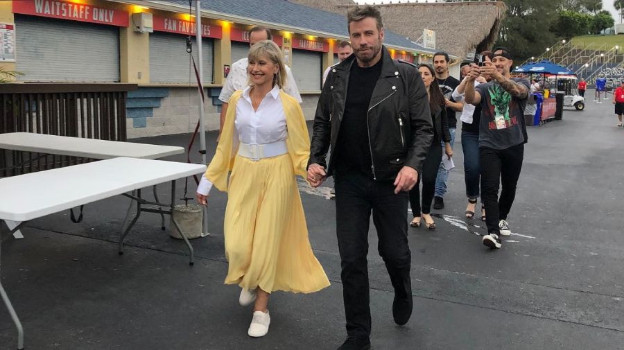 Olivia Newton-John y John Travolta