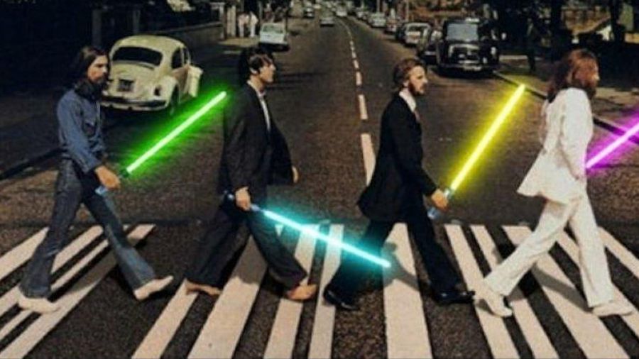 The Beatles con referencia a Star Wars 
