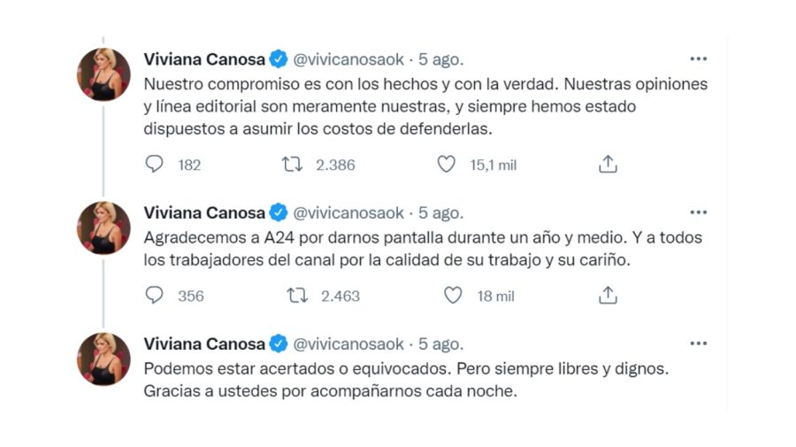 Tweets Canosa