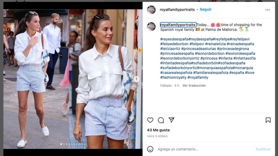 Letizia Ortiz causa sensación en Mallorca con los looks más descontracturados 