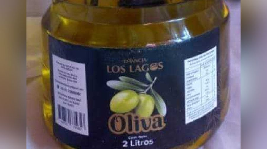 Aceite de oliva prohibido