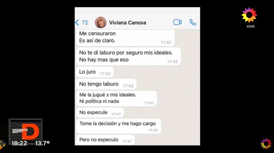 Palabra Viviana Canosa