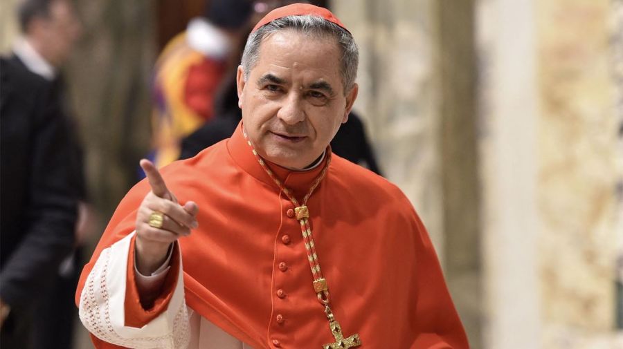 El cardenal Giovanni Angelo Becciu 20220826