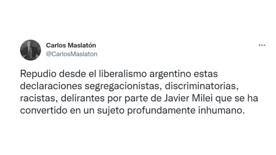 Tweet Carlos Maslaton