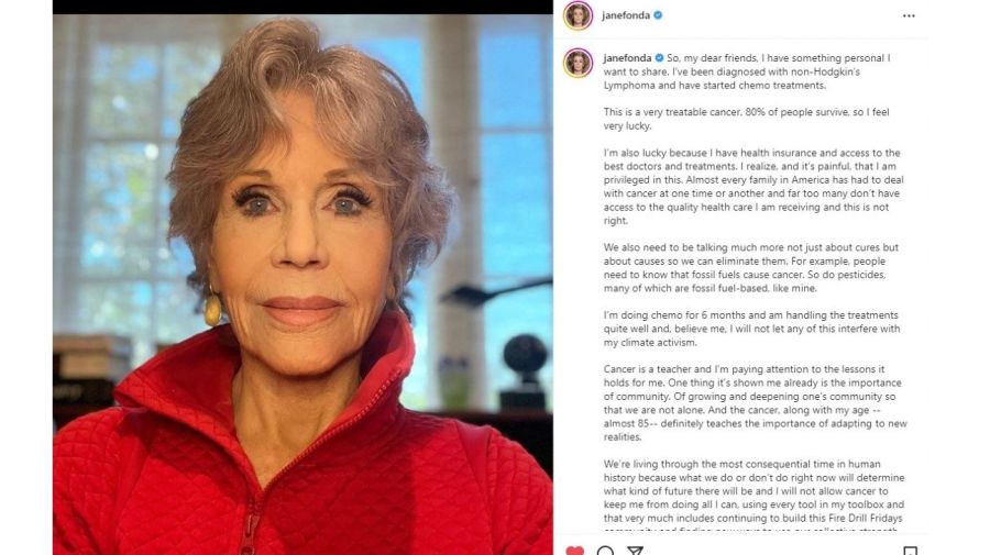 Jane Fonda enfermedad