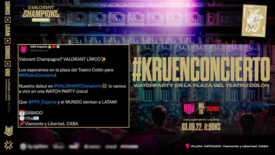 KRÜ convocará a sus hinchas en la plaza del Teatro Colón