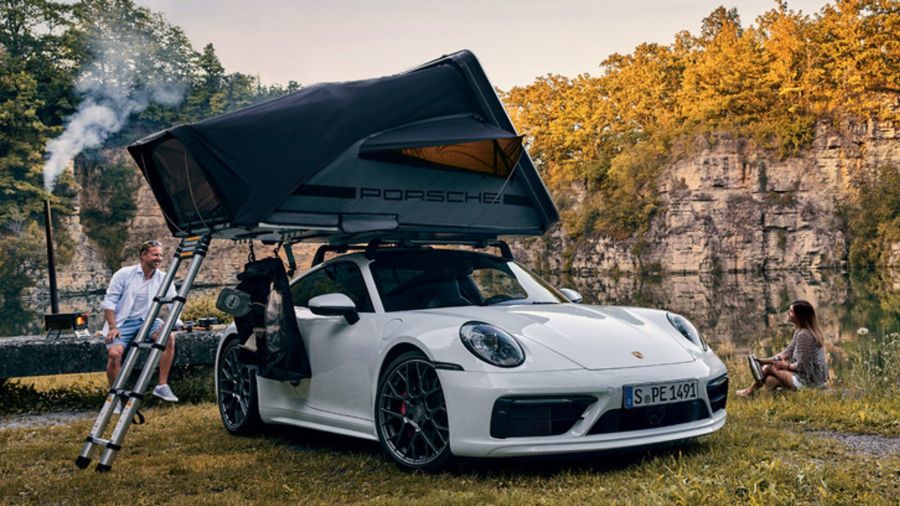 Algunos Porsche vienen con dos techos...