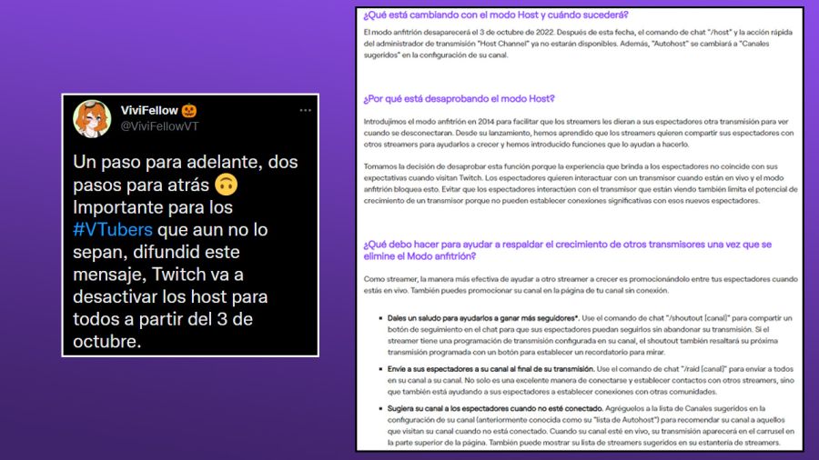 Twitch eliminará la función de host a partir de octubre