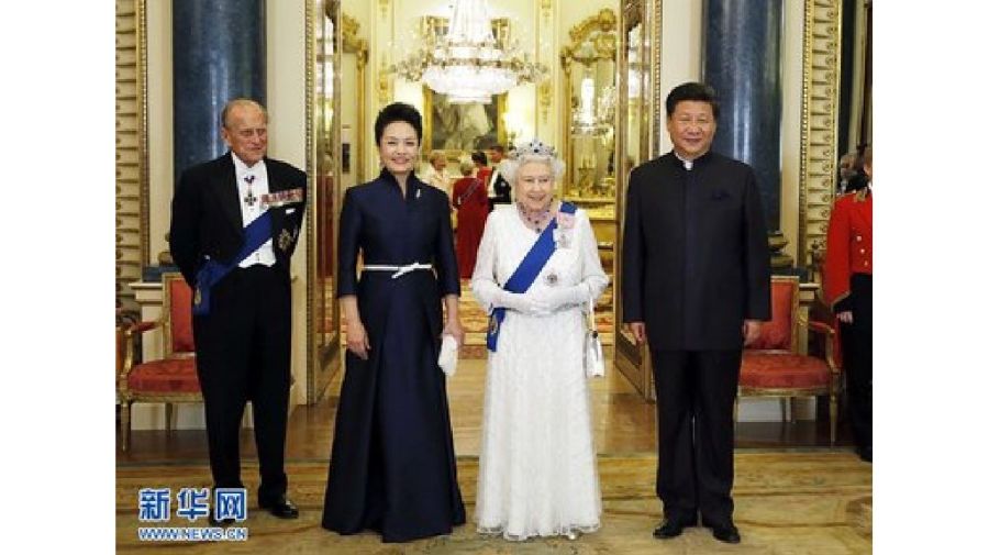 Xi Jinping y reina Isabel II 20220909