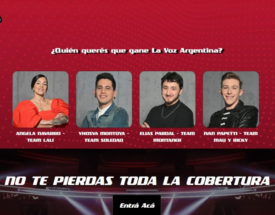 La Voz Argentina: se conocieron los dos grandes finalistas