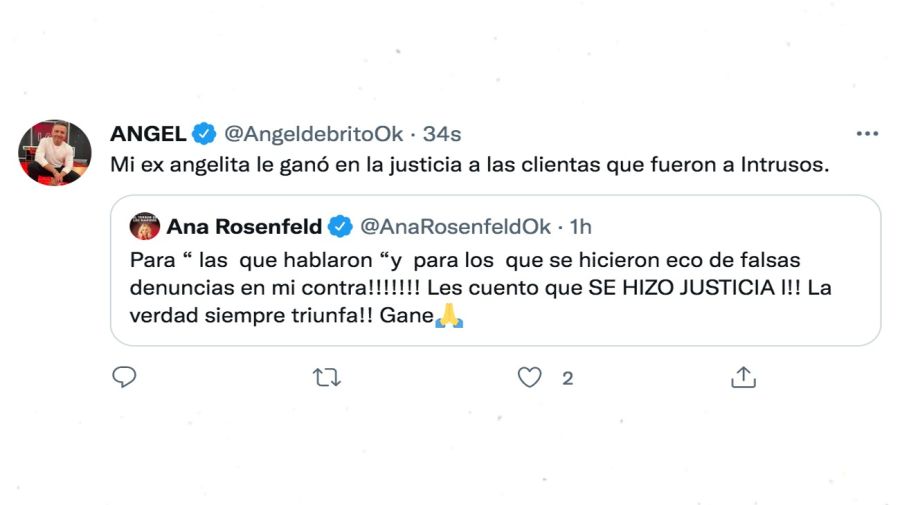 Ana Rosenfeld sobre su victoria en la Justicia, reacciones de Ángel de Brito y Wanda Nara