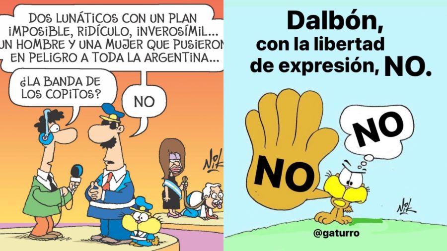 Gregorio Dalbón denunciará a Nik por un chiste y el dibujante le respondió  | Perfil