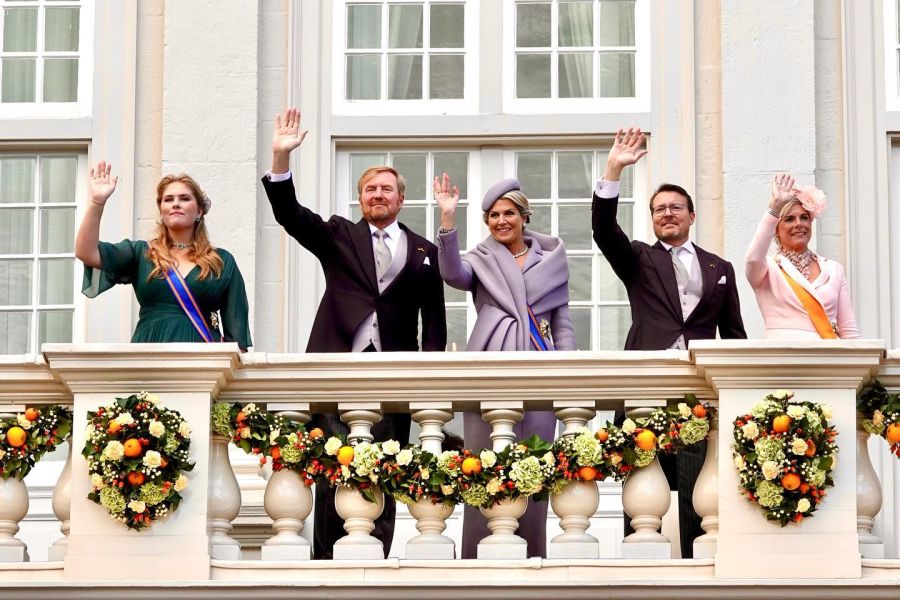 Máxima Zorreguieta elige un vestido de gran volumen para el Día del Príncipe en Holanda