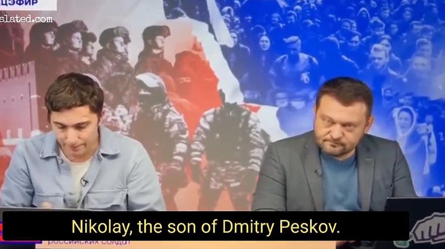 Engaño a Nikolai Peskov, hijo del vocero de Putin 20220921