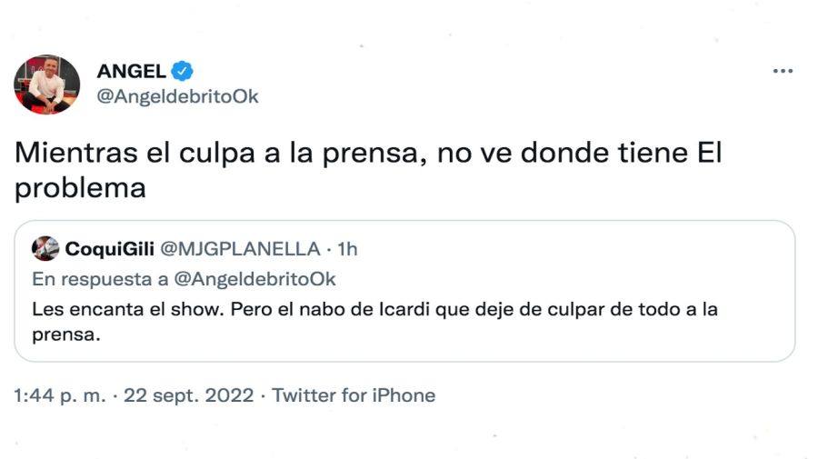 Angel de Brito sobre la supuesta separación Wanda Nara y Mauro Icardi