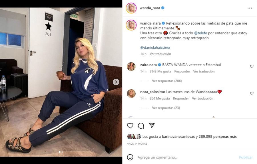 Wanda Nara volvió a meter la pata y tuvo que pedir disculpas: 