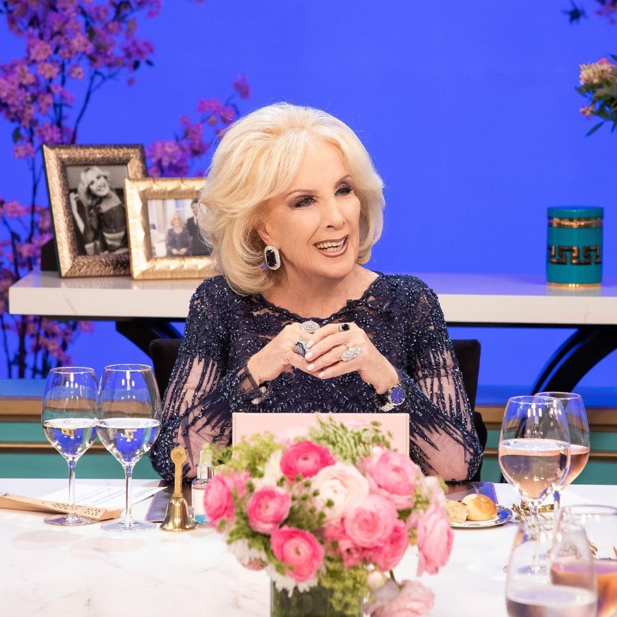 Las mejores fotos de la entrevista de Mirtha Legrand a Jorge Lanata y Elba Marcovecchio